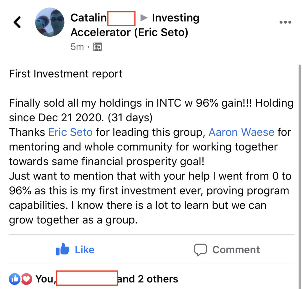 267 - Catalin made 96% in 1 month