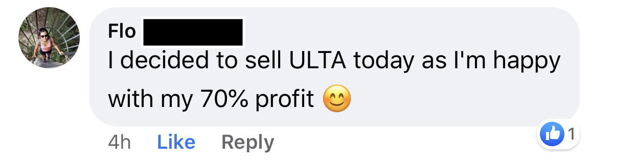 Flo made 70% ULTA