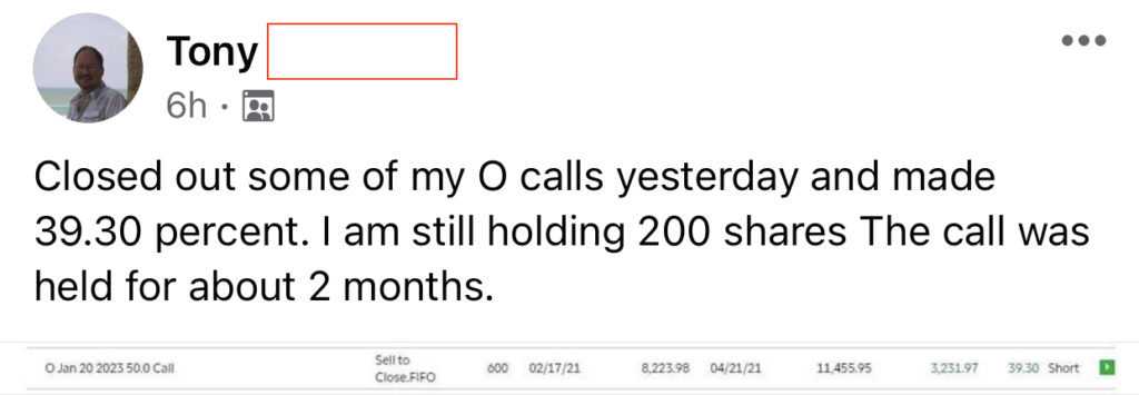 411 - Tony Amos made 39% from O in 2 months