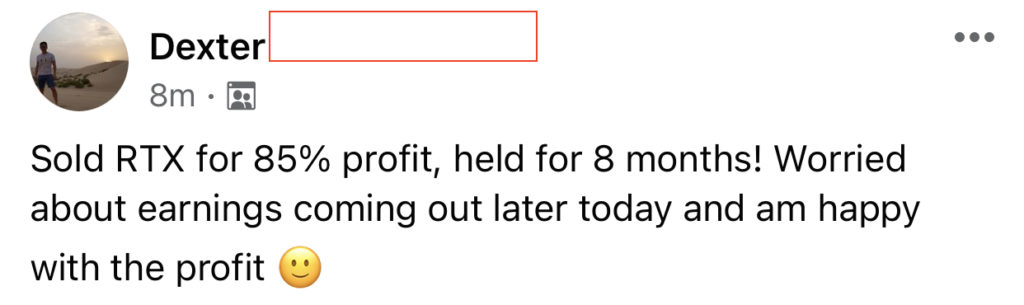 419 - Dexter made 85% from RTX in 8 months