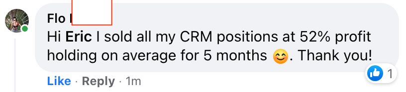 494 - Flo made 52% from CRM in 5 months