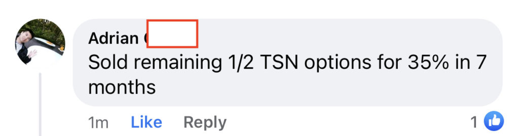 506 - Adrian made 35% from TSN in 7 months