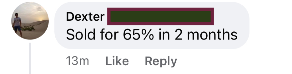 606 - Dexter made 65% from GOOS in 1 month