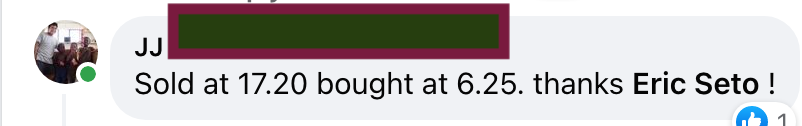 653 - Jon M made 170% from PYPL put position in 1 month
